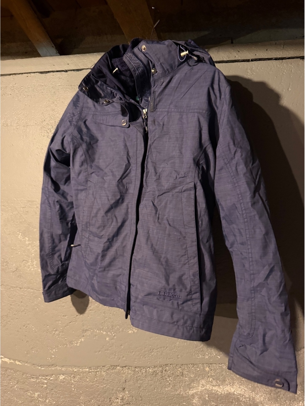 L.L.Bean Women's 2-in-1 Quilted and Polyester Jacket XL